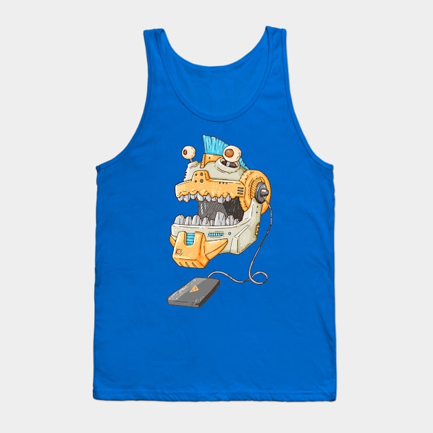 Robotic Piranha Tank Top by viSionDesign